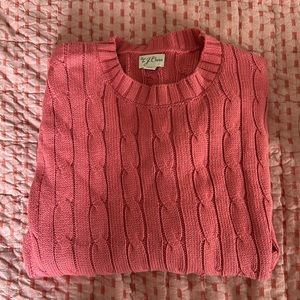 J.Crew Cable Knit Cotton Sweater